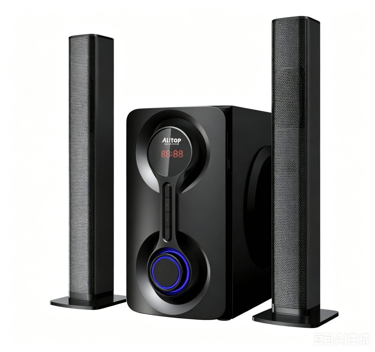 Alitop Woofer SP-2505 – 60W | Bluetooth, USB & Carte SD