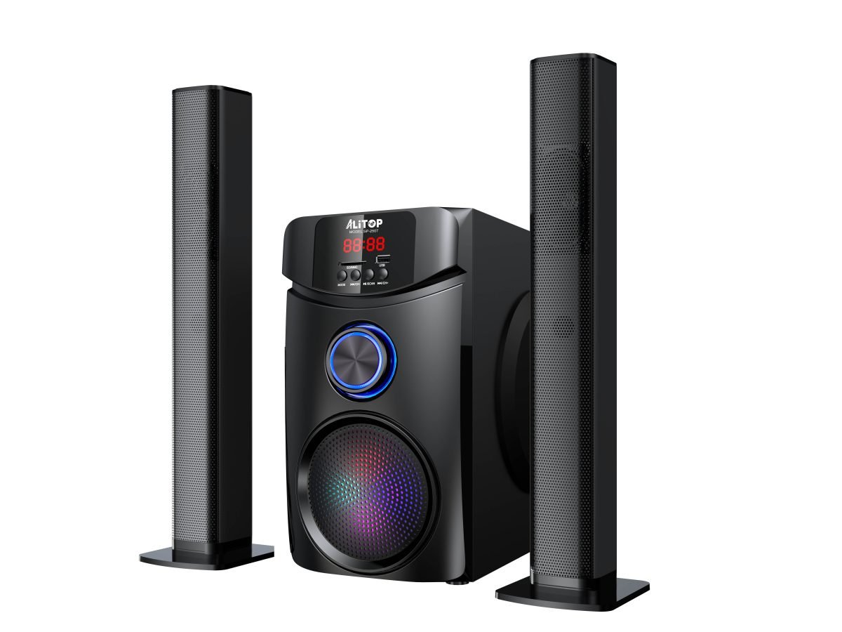 Alitop Woofer SP-2507 – 60W | Bluetooth, USB & Carte SD