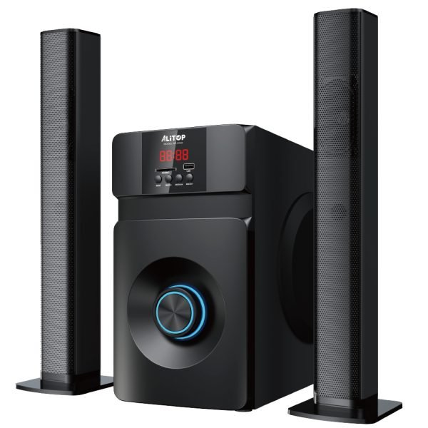 Alitop Woofer SP-2522 – 60W | Bluetooth, USB & Carte SD