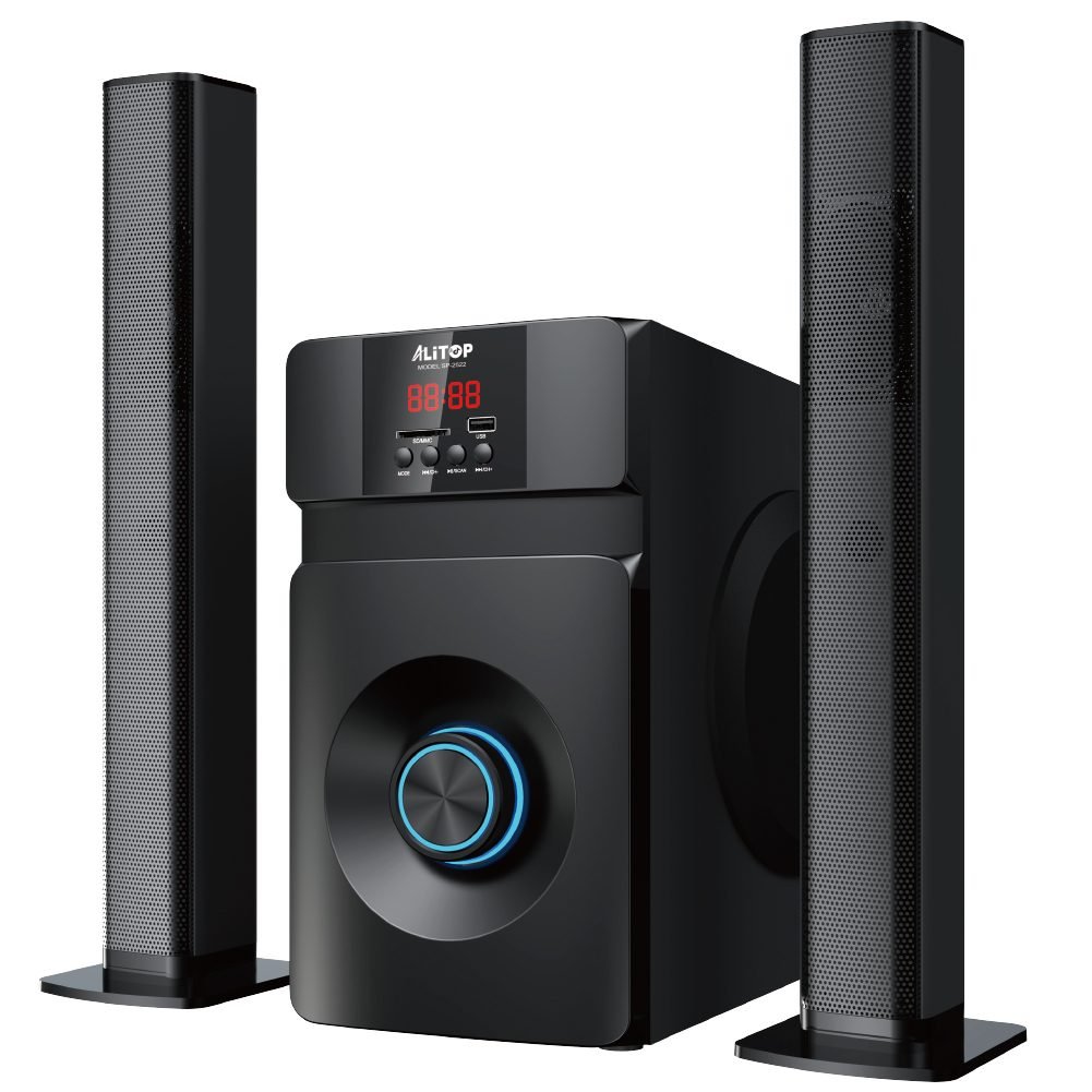 Alitop Woofer SP-2522 – 60W | Bluetooth, USB & Carte SD