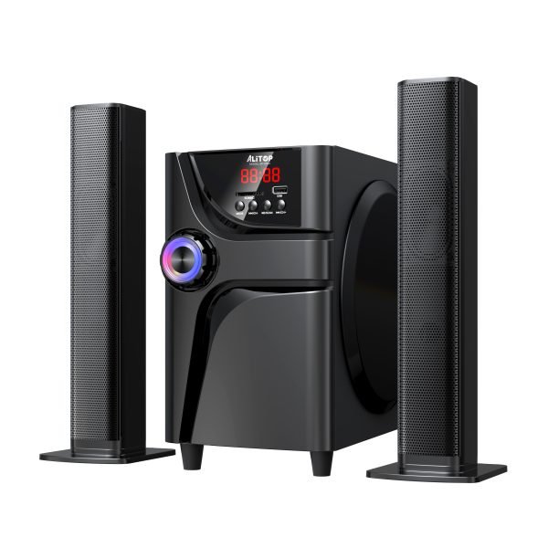 Alitop Woofer SP-2533 – 60W | Bluetooth, USB & Carte SD