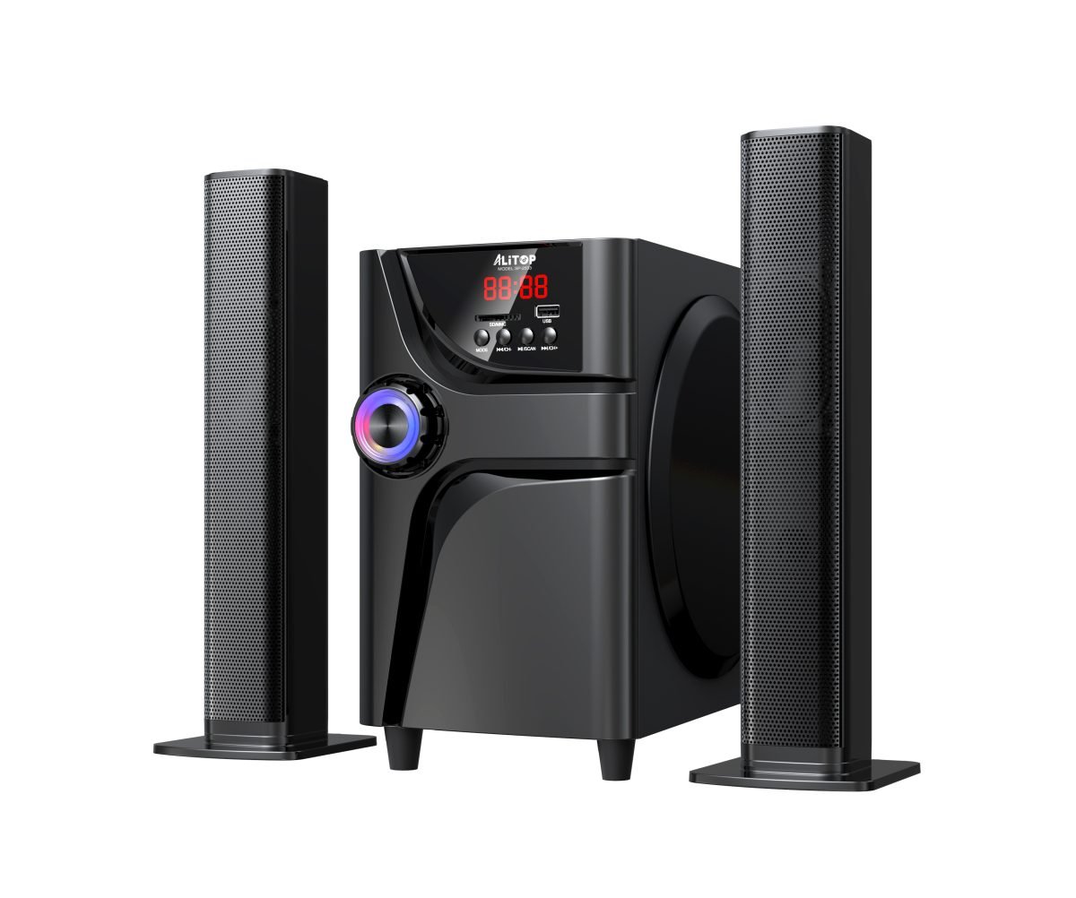 Alitop Woofer SP-2533 – 60W | Bluetooth, USB & Carte SD