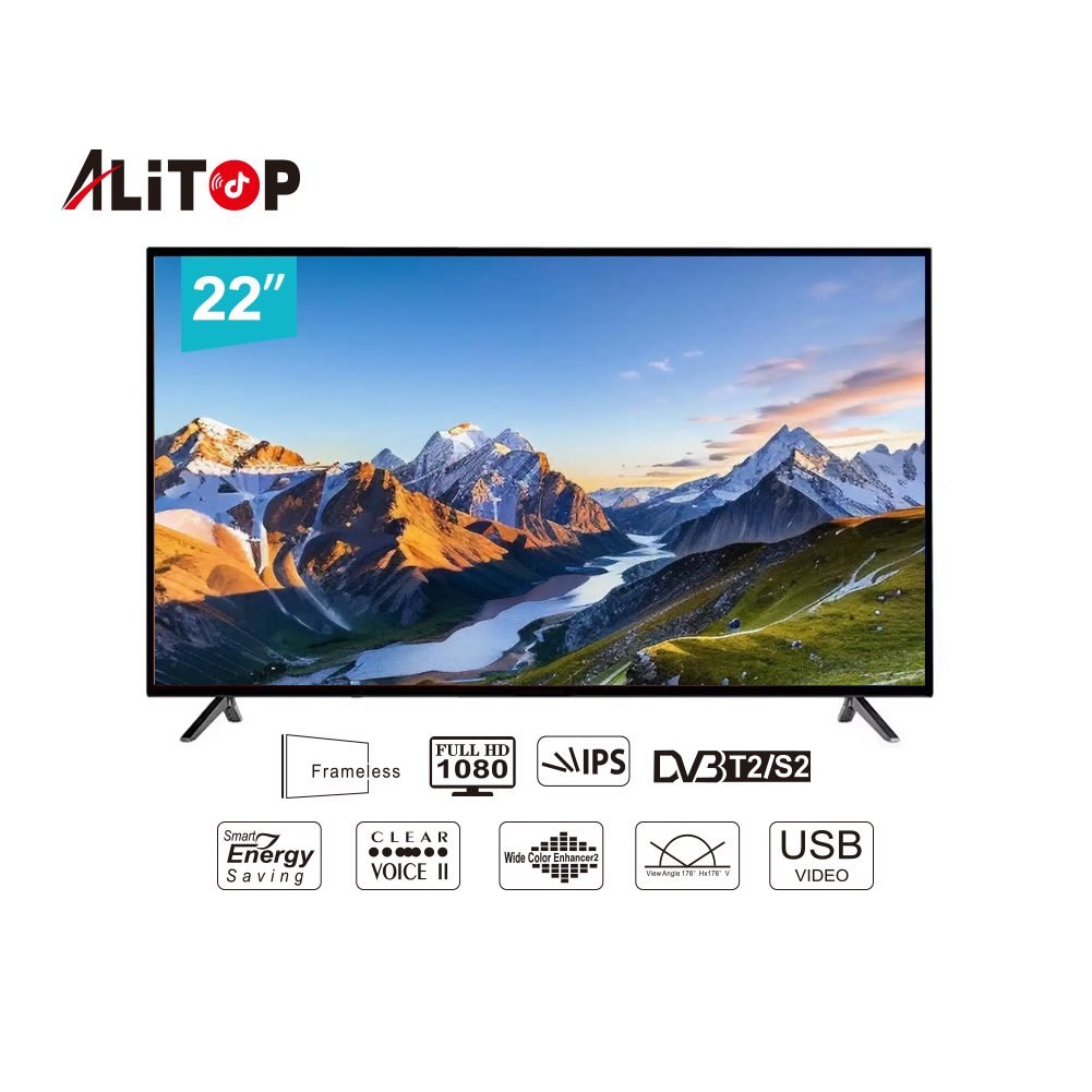 Alitop 22 pouces - Décodeur Intégré