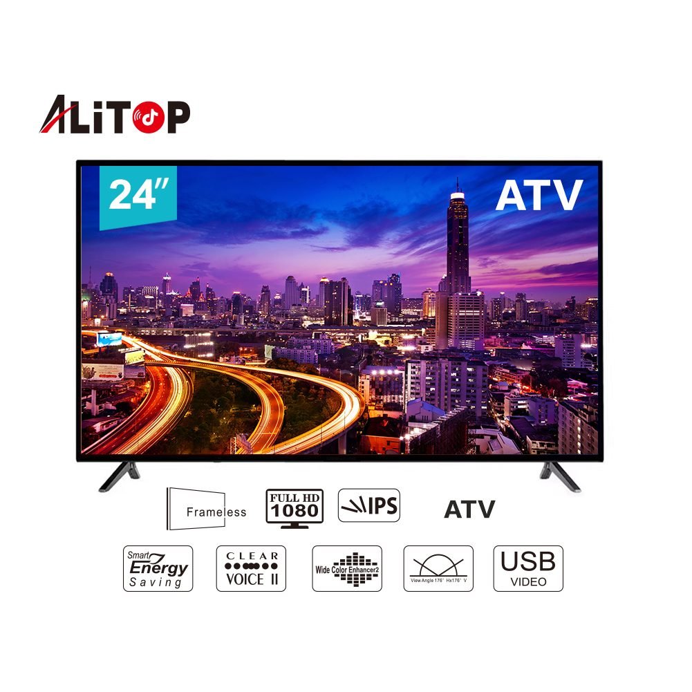 Alitop 24 pouces - Analogique Décodeur non Intégré